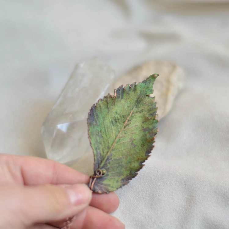 green-leaf-electroformed-copper-jewelry-Pociecha-Jewelry-3.jpg