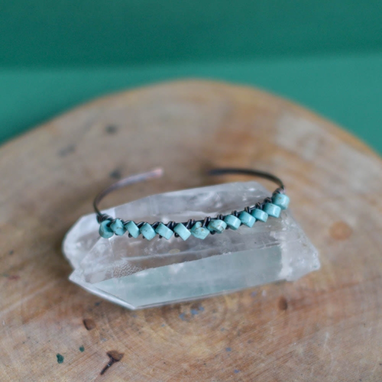 bransoletka miedziana pociechajewelry- stylowy prezent