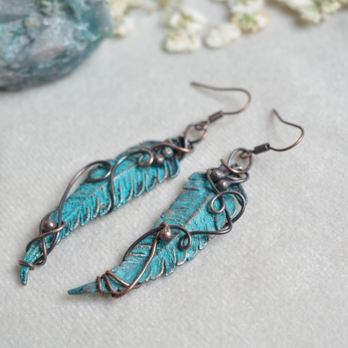 leaf-earrings- fern-copper-jewelry-Pociecha-Jewelry-29.jpg
