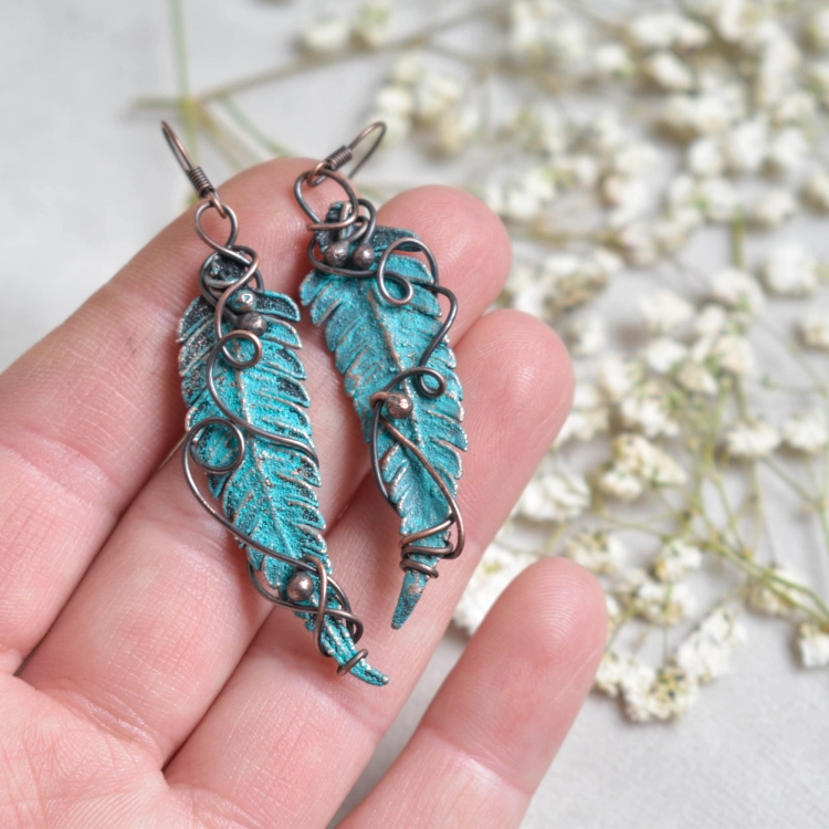 leaf-earrings- fern-copper-jewelry-Pociecha-Jewelry-32.jpg
