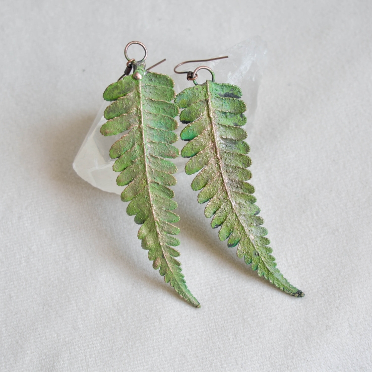 fern-earrings-copper-electroforming-Pociecha-Jewelry-3.jpg
