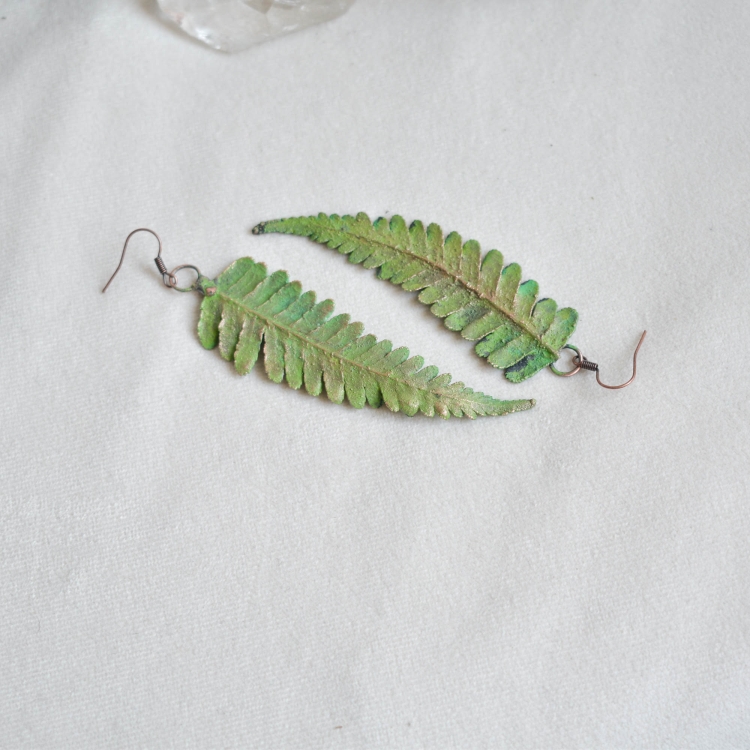 fern-earrings-copper-electroforming-Pociecha-Jewelry-5.jpg