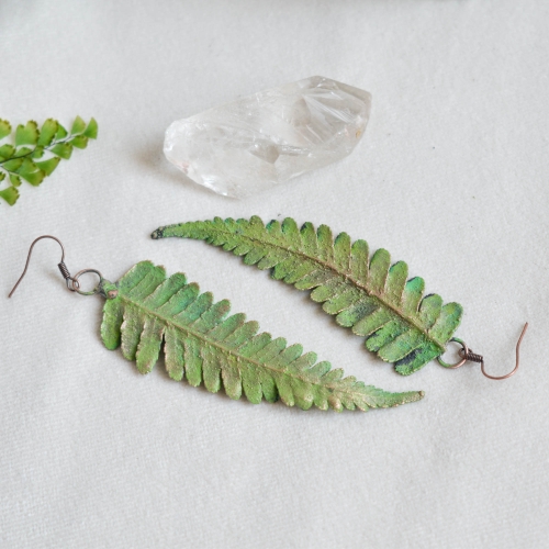 fern-earrings-copper-electroforming-Pociecha-Jewelry-6.jpg